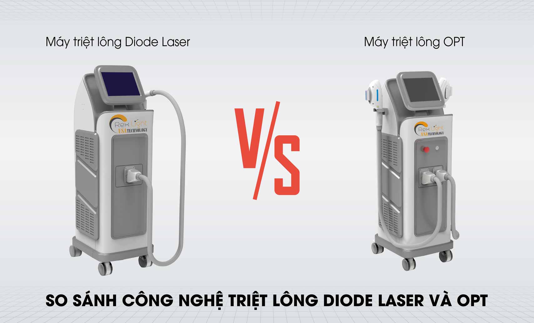 Diode Laser và OPT   - Công nghệ triệt lông nào hiệu quả hơn?