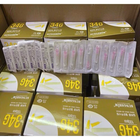 Kim 34G Hãng Shungshim – Kim Tiêm Siêu Nhỏ Chuẩn Y Khoa Cho Spa &amp; Thẩm Mỹ