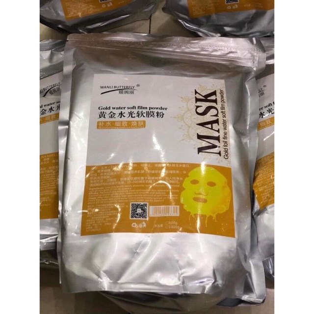 Mặt nạ collagen vàng 24K – Bộ mặt nạ dẻo đắp trắng da, mịn da hiệu quả cho spa